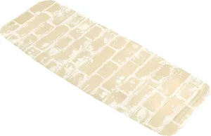 Wall Bath Safety Mat, PVC Foam, Beige, 92 x 36 x 0.3 cm