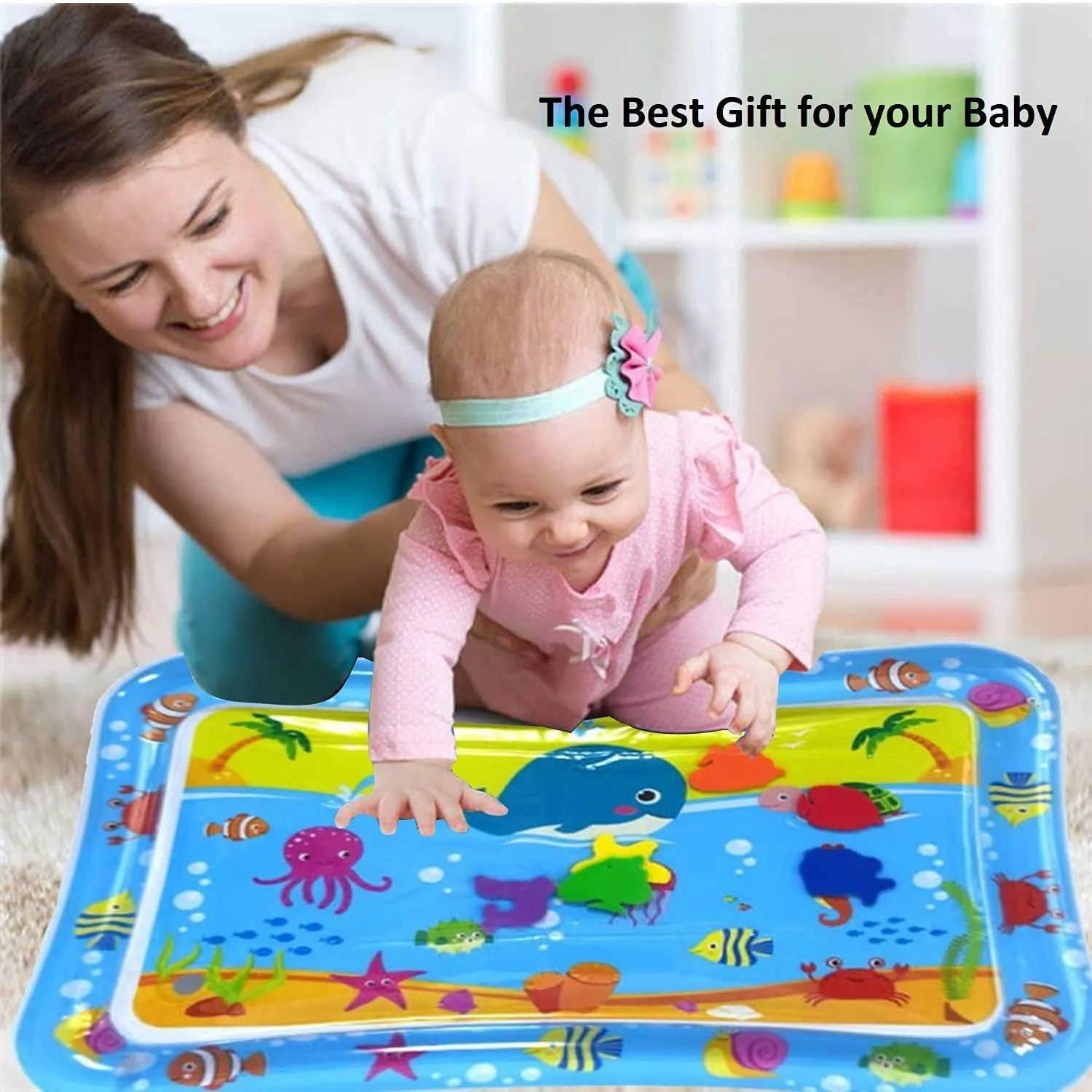 Water Play Mat for Baby Inflatable for Infants Boys Girls