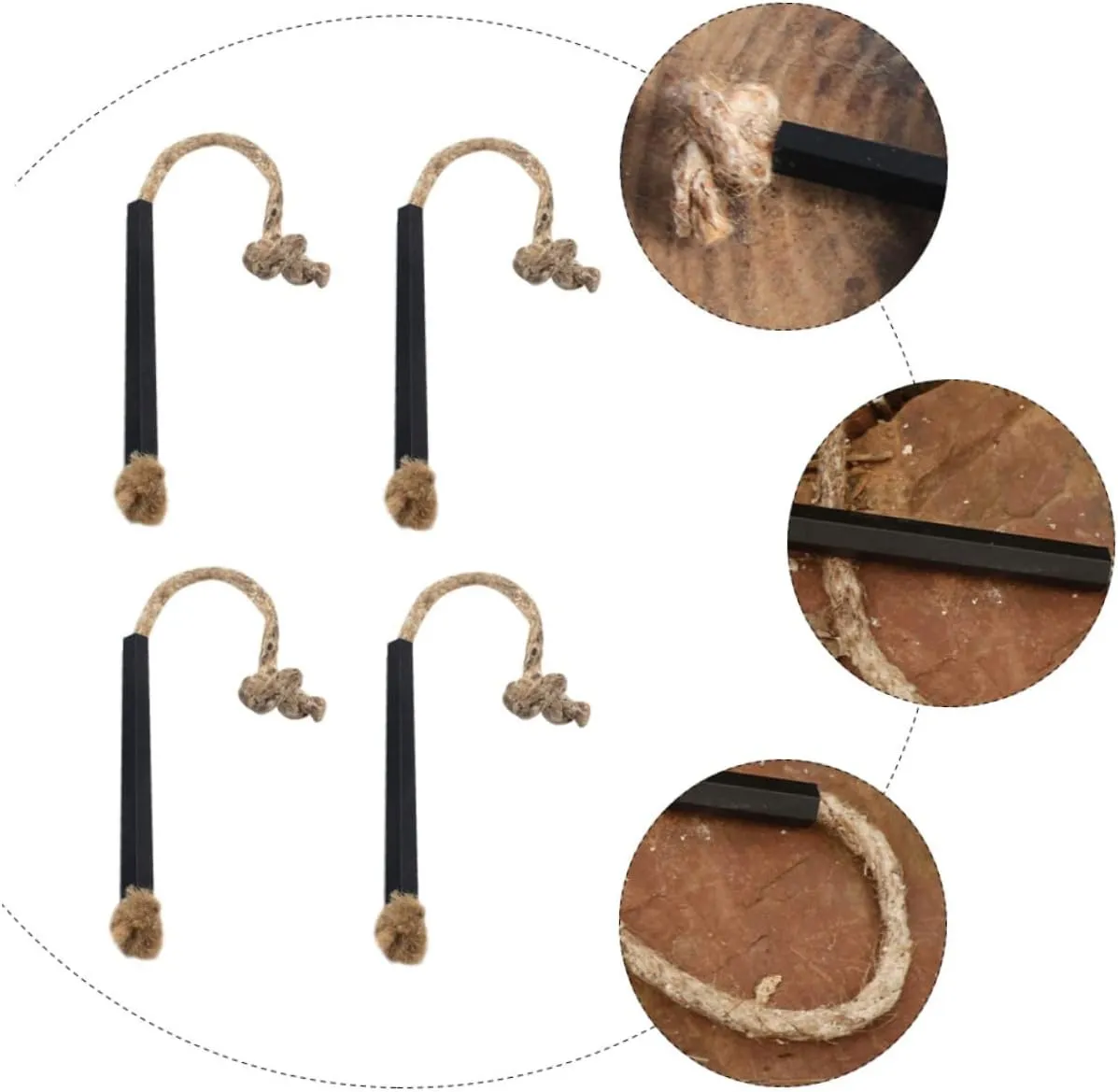 Wax-Soaked Kindling Cord Torch Jet Fire Pit Adventure Pipe Fire Rod Blower Inflatables Fat Rope Stick