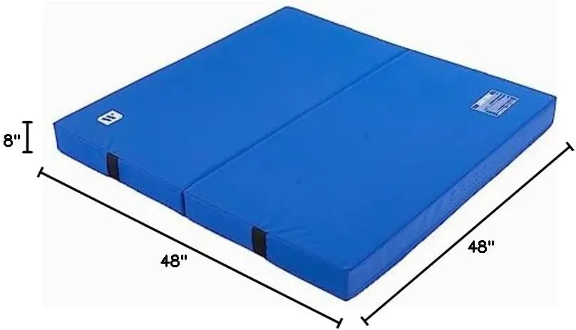 We Sell Mats Thick BiFolding Gymnastics Crash Landing Mat Pad