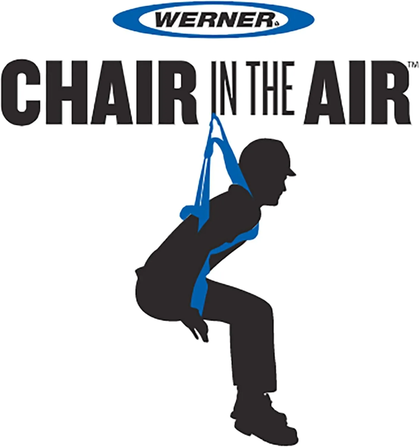 Werner H212002 Blue Armor 1000 Standard (1 D Ring) Harness Tongue Buckle Legs (M/L), 1per Pack