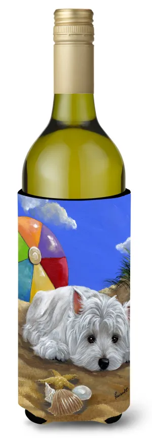 Westie Beach Baby Wine Bottle Hugger PPP3202LITERK