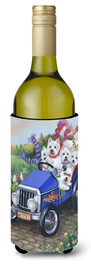 Westie Hot Rod Wine Bottle Hugger PPP3209LITERK