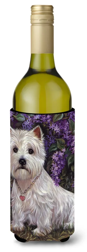 Westie Lily & Lilacs Wine Bottle Hugger PPP3216LITERK