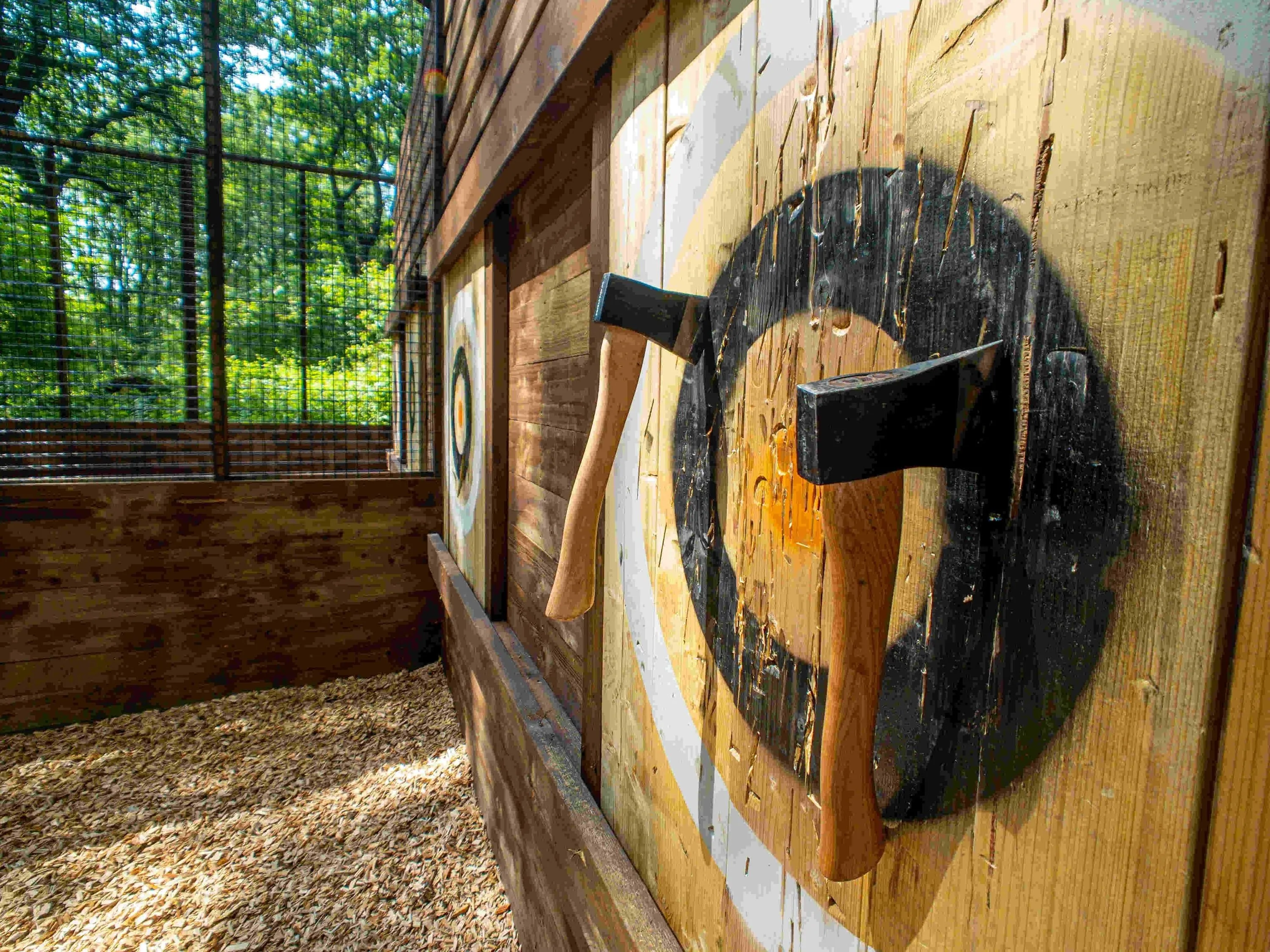 Williamsburg Outdoor Axe Throwing with Go Ape