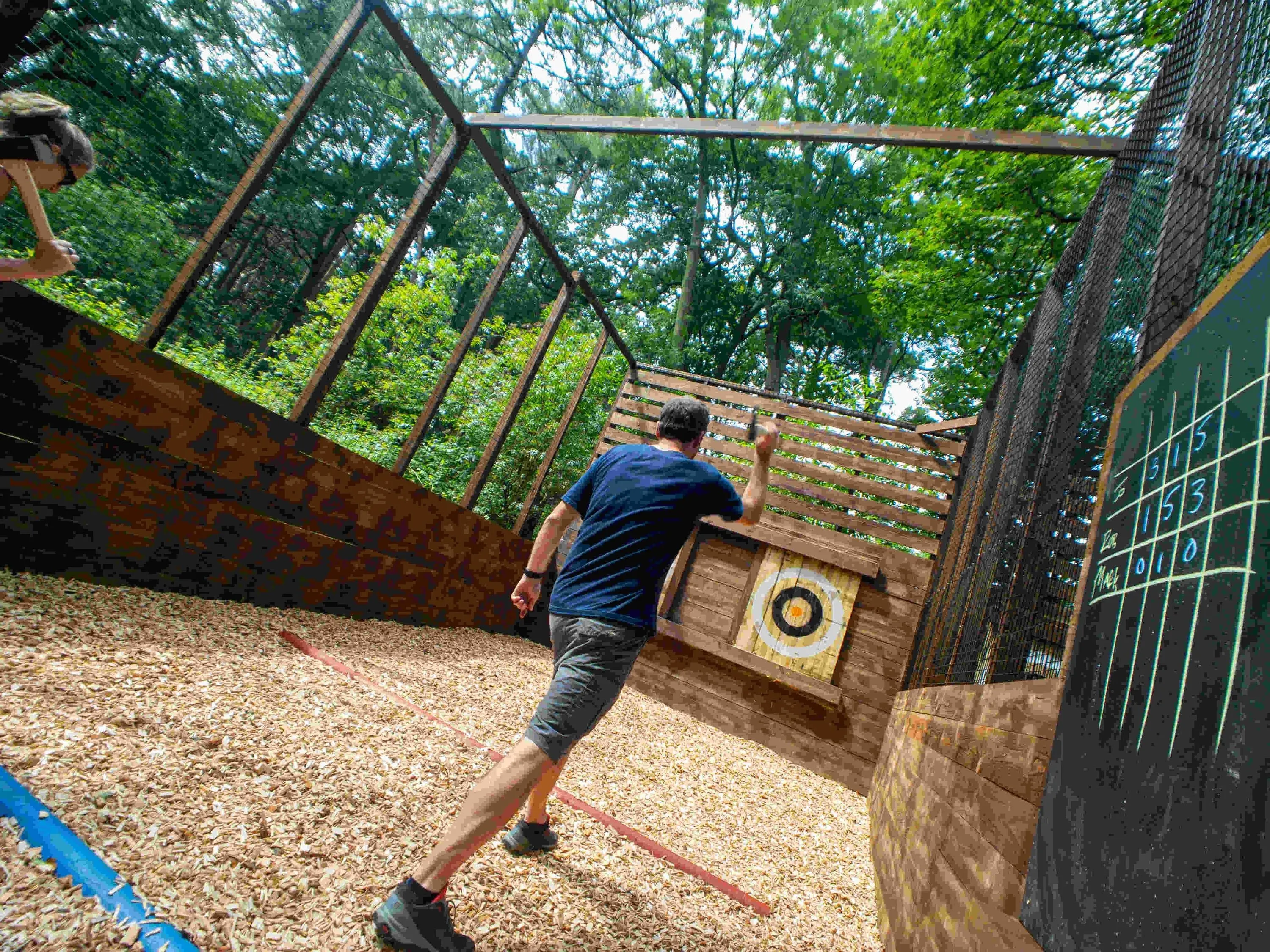 Williamsburg Outdoor Axe Throwing with Go Ape