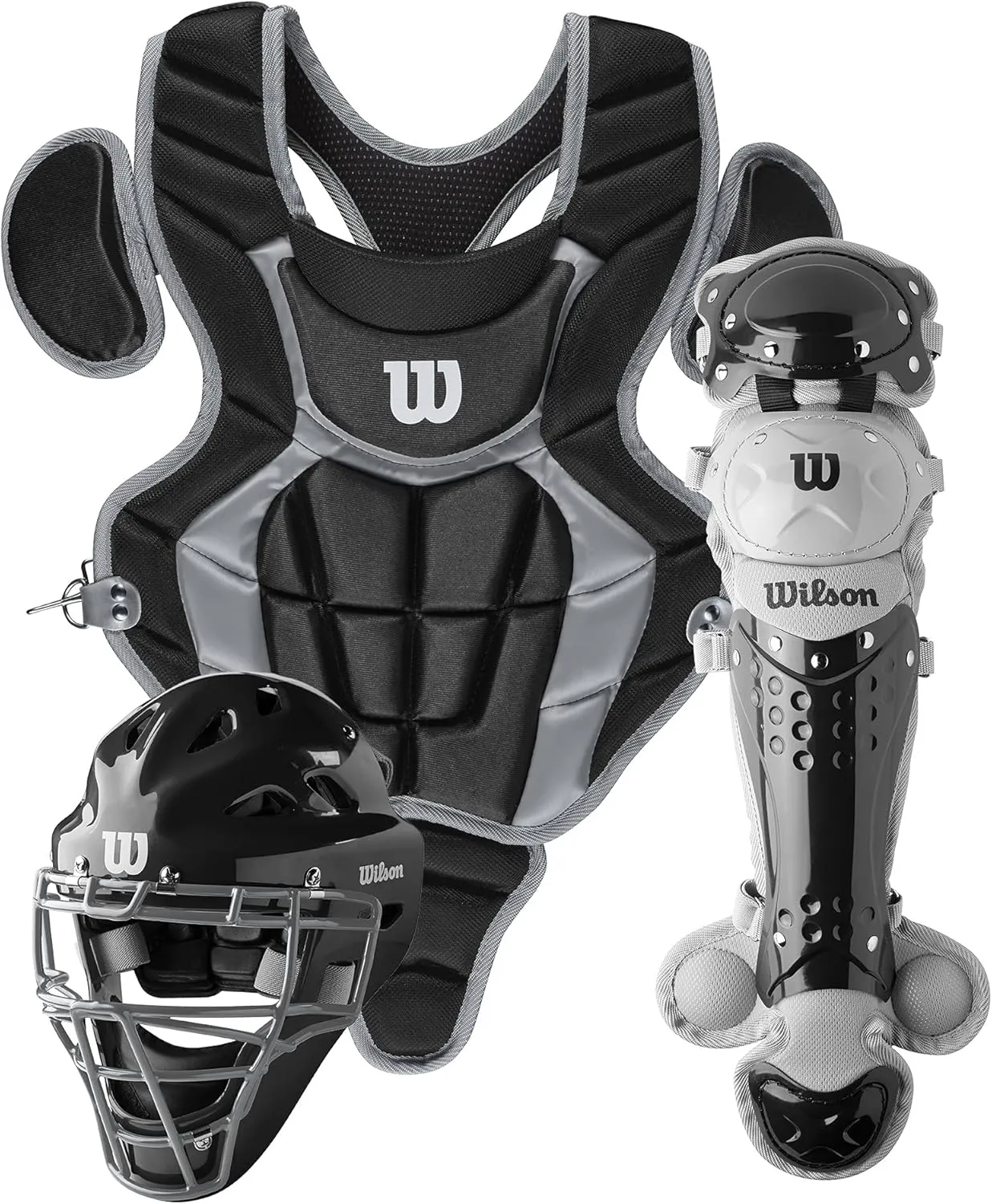 WILSON C200 Youth 3-Piece Catcher's Gear Set