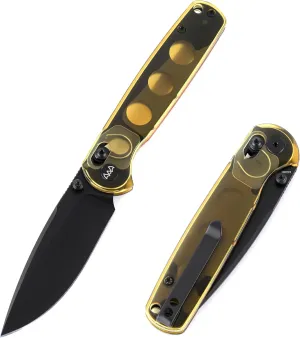 WIXCO Folding Pocket Knife, Survival Knife Tactical Hunting Knife,3.23” Sharp Folding Blade with Ultem Handle Pocket Clip,EDC Knives for Hunting Camping Survival Outdoor Fishing Hiking