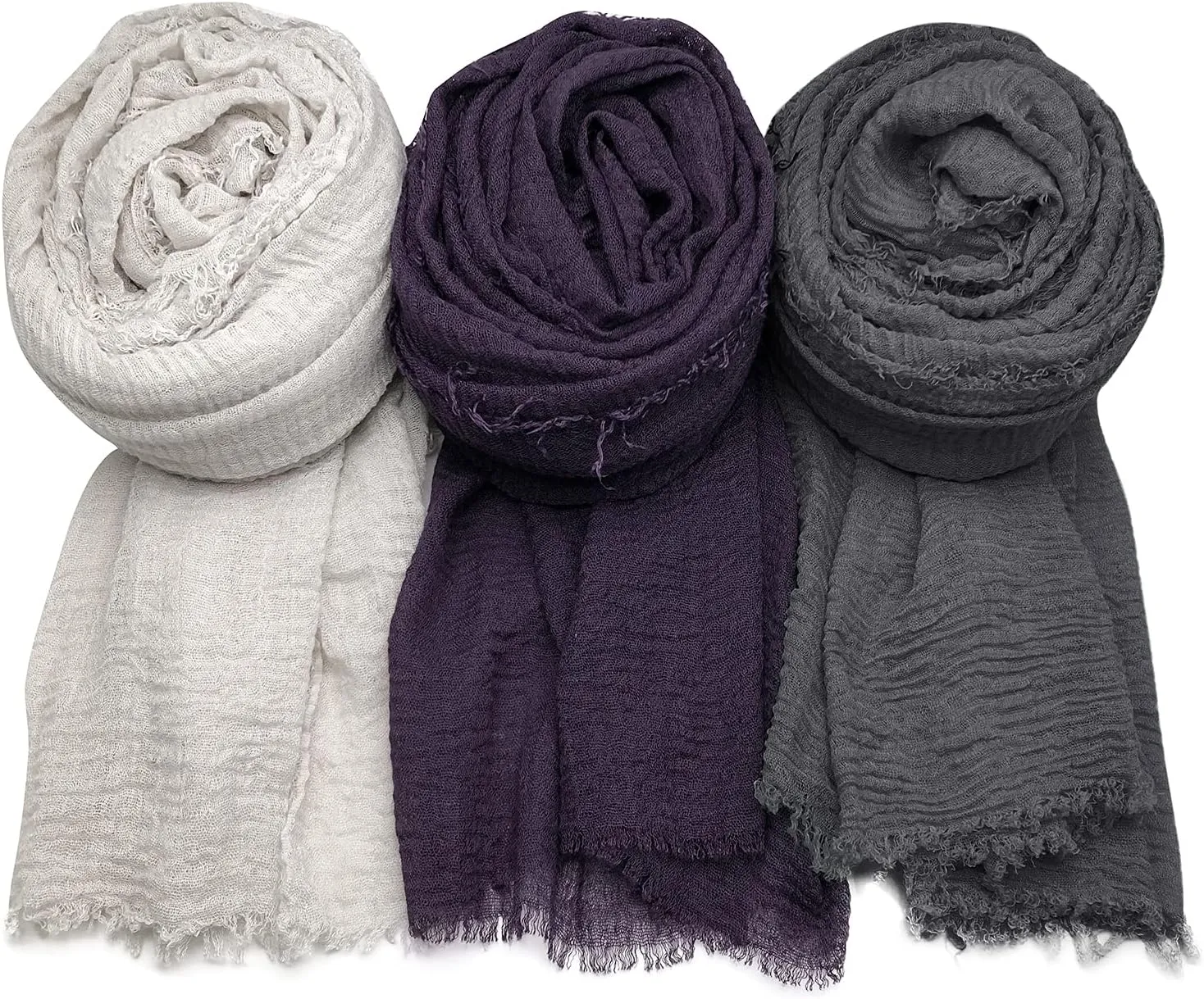 Women Scarf Shawl for All Season 3PCS Scarve Wrap Scarve.