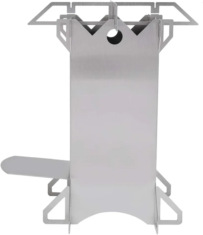 Wood Burning Stove, Camping Stove Stove with Lightweight Stainless Steel for Hiking Picnic