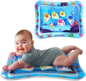 WowWee Baby Shark Tummy Time Water Filled Play Mat – Infant Toys to Help Learn How to Crawl – Baby Shark Official