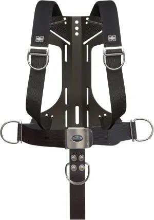 XS Scuba Highland Tec/Rec Harness and Aluminum Travel Backplate