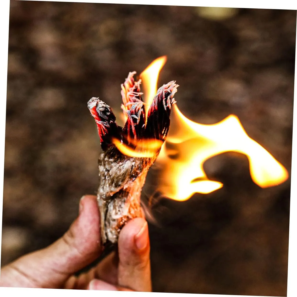 Yardwe Kindling Blower Firing Fire Cord Fire Rope Camping Survival Gear Fire Starter Lighter