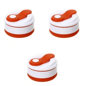 YBM Home Silicone Collapsible Travel Cup with Lid - Unbreakable Silicone Folding Cup Drinkware for Camping and Travel, 12162vc-3