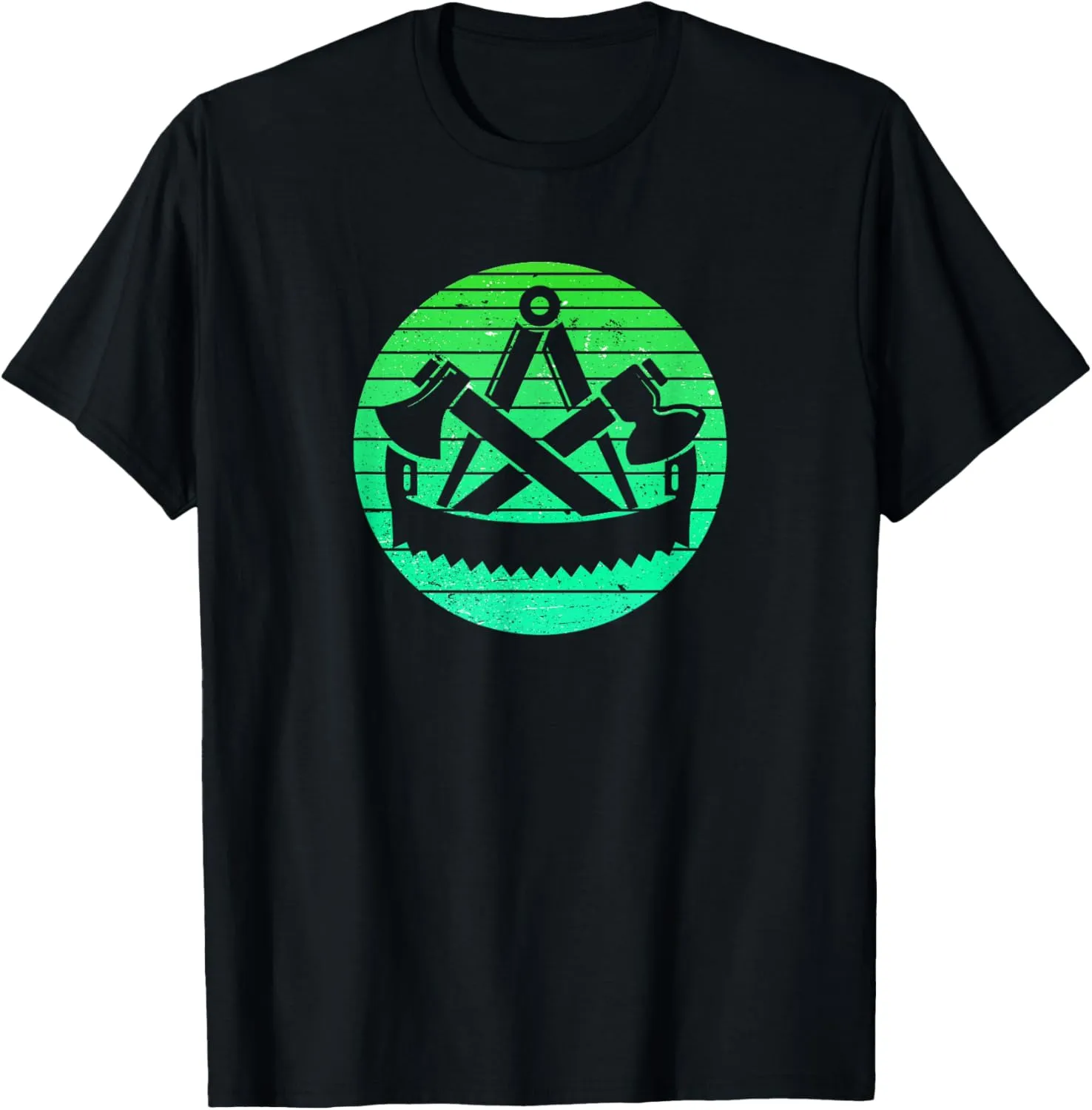 Zimmermann Carpenters Guild Sign Retro Style Green T-Shirt