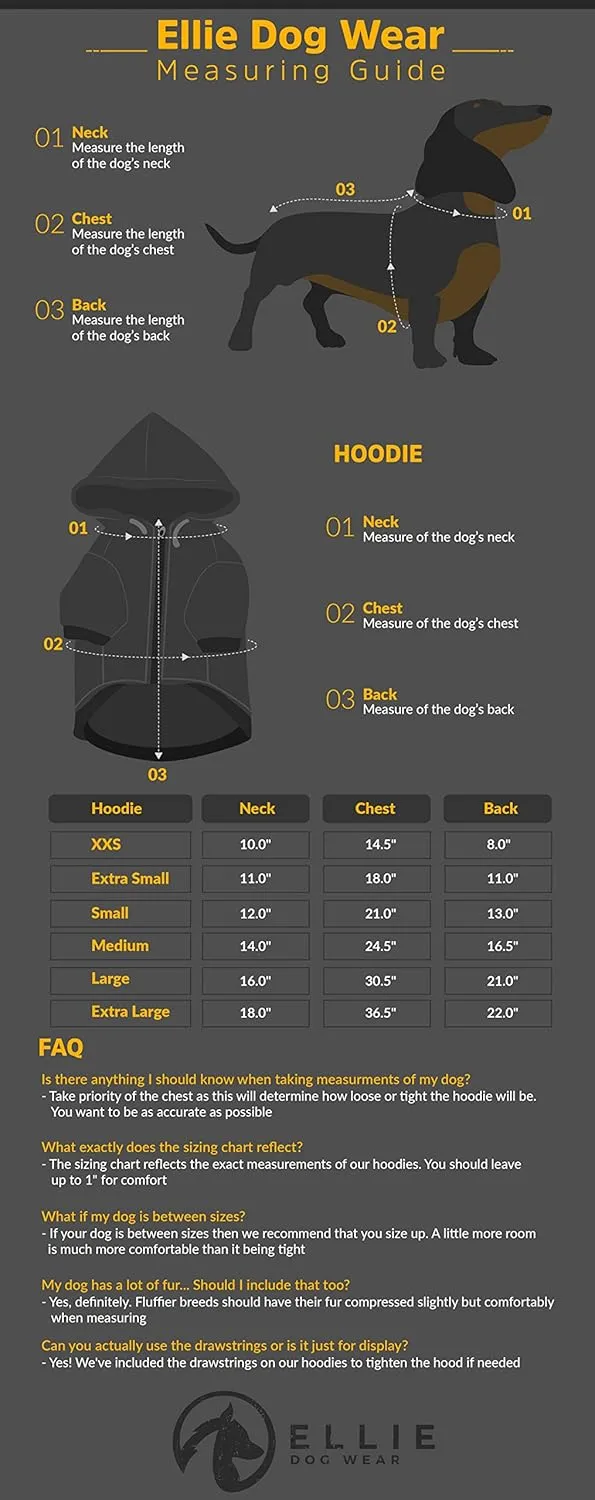 Zip Up Adventure Dog Hoodie with Hook & Loop Pockets and Adjustable Drawstring Hood - XXS to XXL - Multiple Colors - Comfortable & Versatile Dog Hoodies (Maroon, XXS)