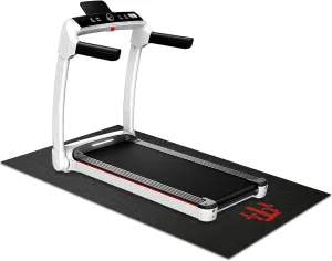 ZTZ Bike Mat Compatible with Peloton Bikes & Treadmill & Elliptical Machine， 6mm Thick Non Slip Floor Mats for Gym，Protect Hardwood Floor Carpet Concrete